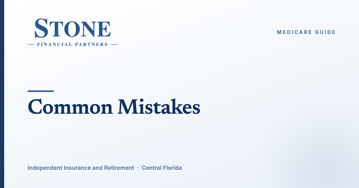 Common Medicare Mistakes to Avoid