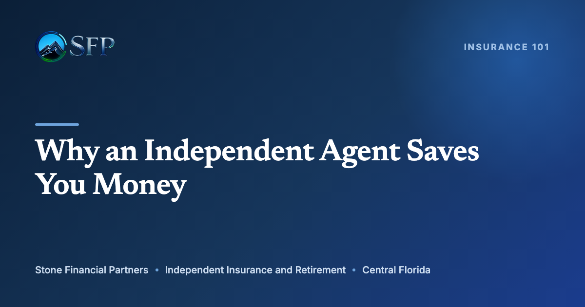 Why Working With an Independent Insurance Agent Saves You Money